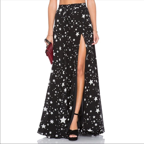 Black Starlet Maxi Skirt - Picture 2 of 5